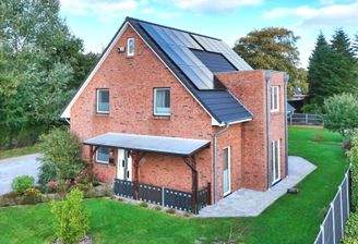 Vorderansicht Luftaufnahme