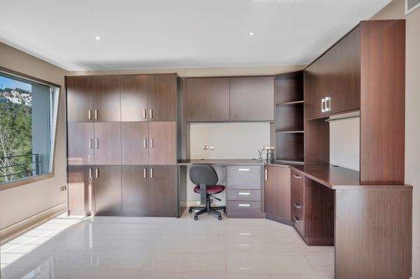 Ofice area in villa in Costa d'en Blanes