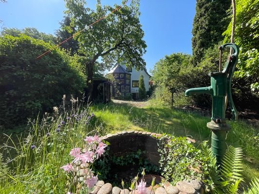 Garten mit eigenem Brunnen