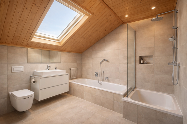 KI-Beispiel Tageslichtbad Haupthaus OG