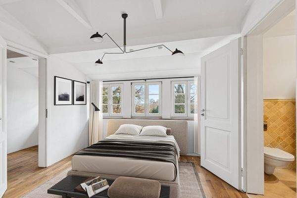 Schlafzimmer mit Einrichtungsvorschlag