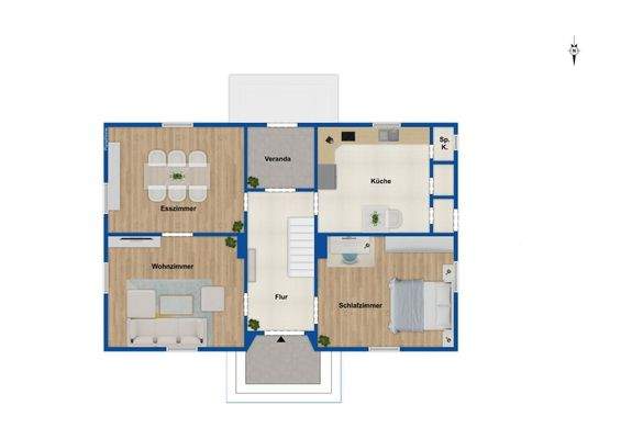 Grundriss Erdgeschoss