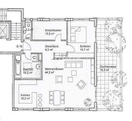 Gundriss-nicht maßstabsgetreu