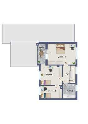 Grundriss Obergeschoss