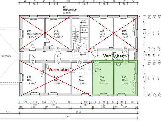 Grundriss 2. Obergeschoss