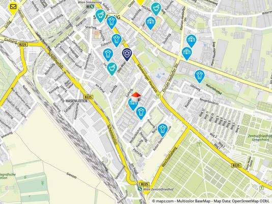 Geolyzer Kartenausschnitt