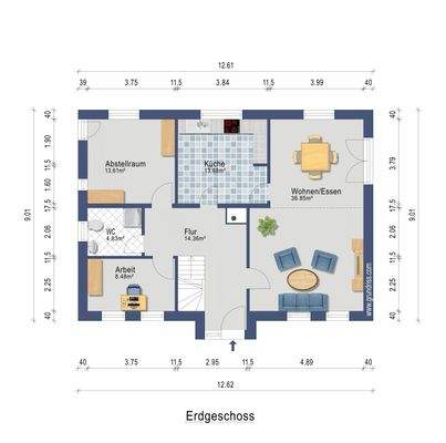 Grundriss Erdgeschoss