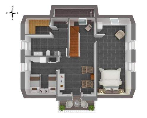 Grundriss Obergeschoss