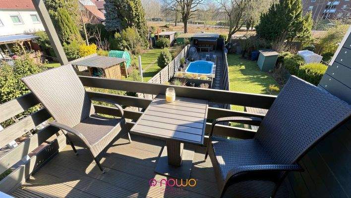 Balkon im Obergeschoss