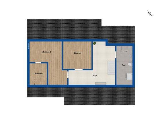 Grundriss Dachgeschoss