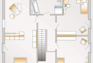 Grundriss Dachgeschoss variabel