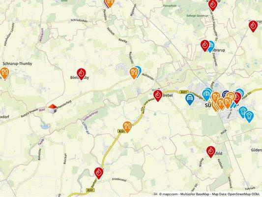 Geolyzer Kartenausschnitt