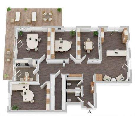 Grundriss Gewerbefläche