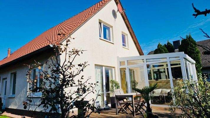 Haus mit Wintergarten
