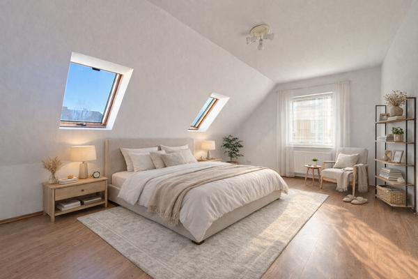 Schlafzimmer im Dachgeschoss