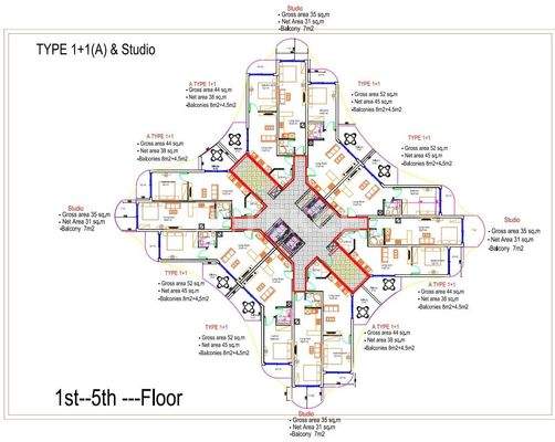 Stylish Apartments in a Comprehensive Complex in İskele