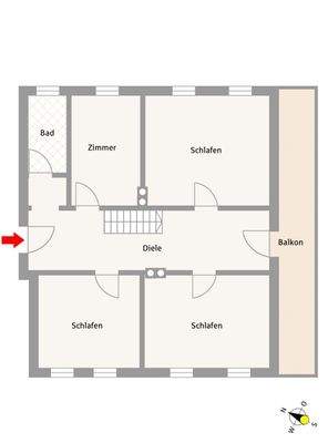 Bauernhaus Altbau OG