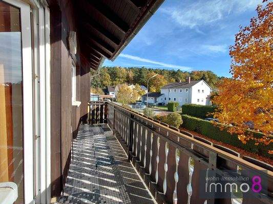 Balkon mit herrlichem Blick