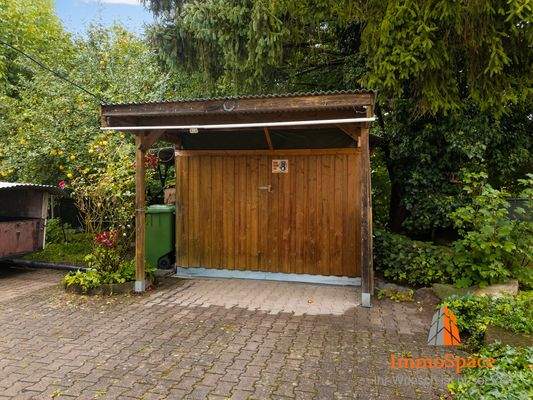 Gartenschuppen im Innenhofbereich