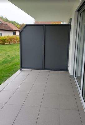 Moderne Balkonansicht