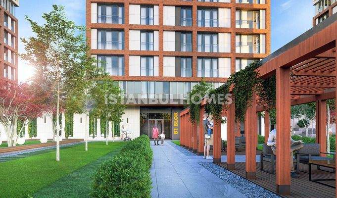 City-View Flats in a Complex with Pool in Kadikoy Istanbul