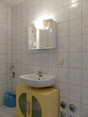 Waschbecken und WM-Stellplatz