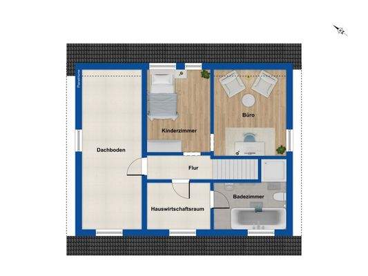 Grundriss Obergeschoss