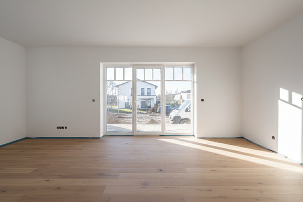 Der offene Wohn- und Essbereich