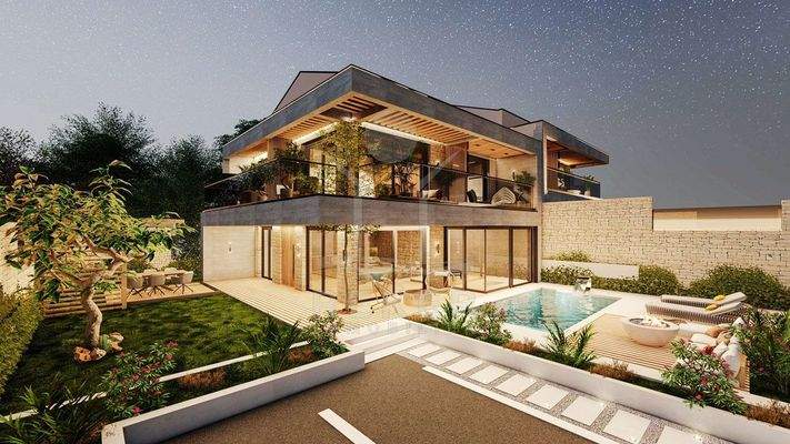 Traumhafte Neubau Stadtvilla in der Nähe von Umag