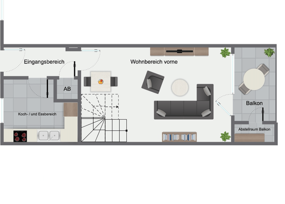 Grundriss 6. Obergeschoss