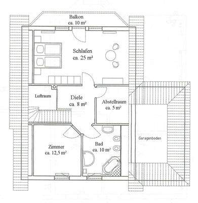 Grundriss Obergeschoss