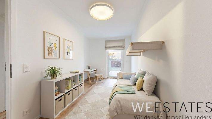 Kinderzimmer- Möblierungsbeispiel