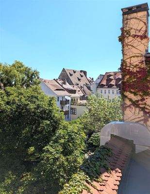 Blick von der Dachterrasse