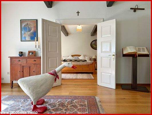 WE 1 Erdgeschoss links Blick zum Schlafzimmer