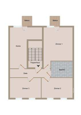Grundriss 2. Obergeschoss