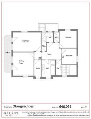 Grundriss  Obergeschoss