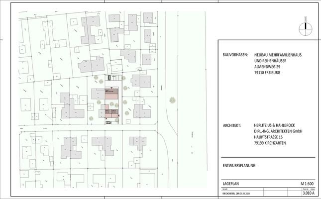 unverb. Bebaubarkeitsstudie, Lageplan