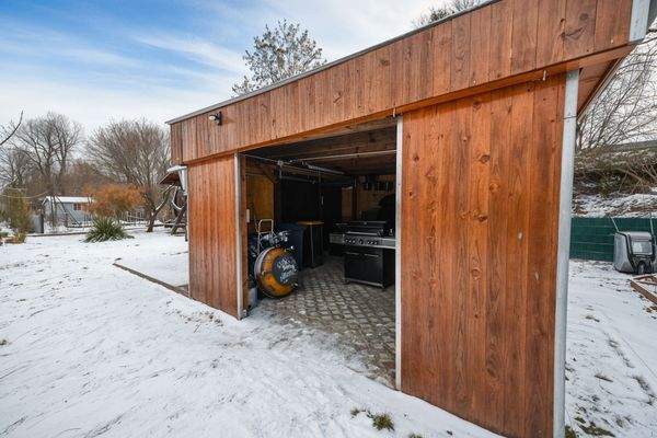 große Blockhütte 4x5m 