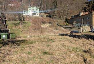 Blick in die Baufläche