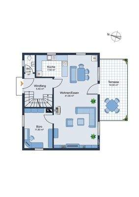 Grundriss Erdgeschoss