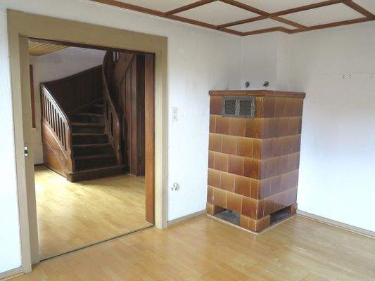 Kachelofen im Wohnbereich