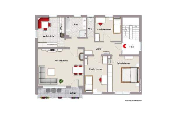 Grundriss Obergeschoss