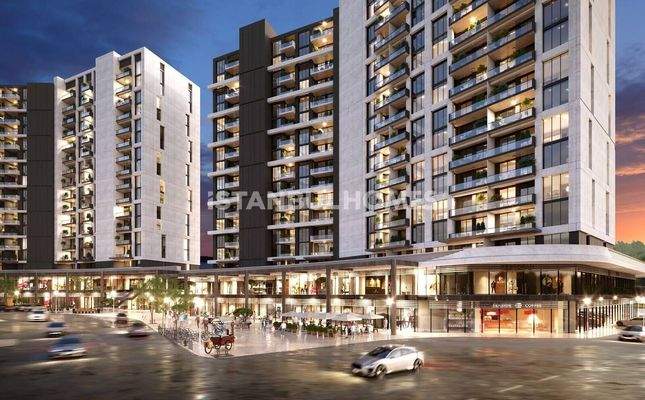 Sea View Real Estate Close to Metro and Marmaray in Maltepe