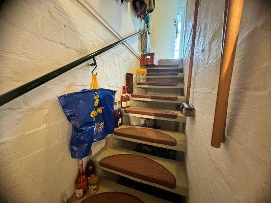 Treppenanlage zum Kellergeschoss