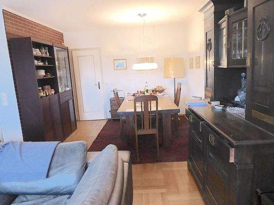 Eßbereich im Wohnzimmer EG