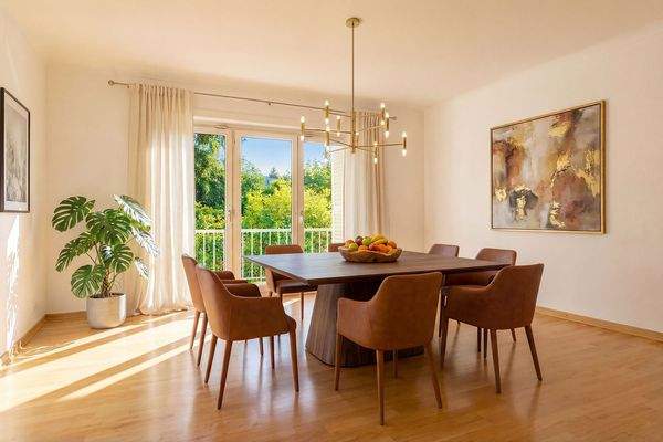 Esszimmer zum Garten