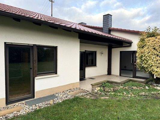 Blick auf die Terrasse