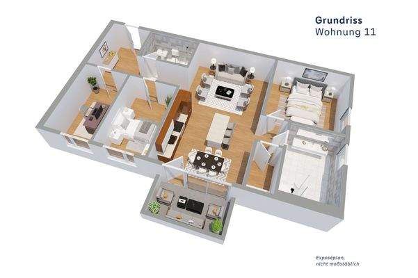 mit großzügigem Entspannungsbalkon