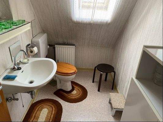 WC im Dachgeschoss