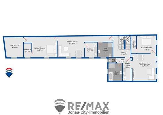 03. Mehrfamilienhaus 2410 Hainburg - OG